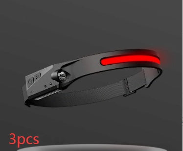 COB LED Headlamp Flashlight