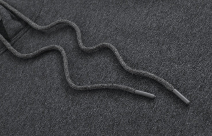 Fleece Hooded Sweatshirt With Rope