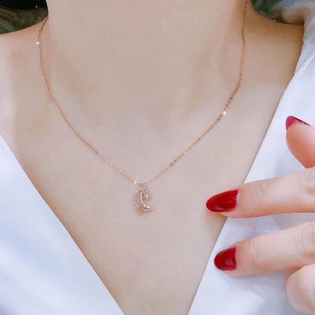 Xingyue Necklace Women Fashion Personality Simple Light Luxury Diamonds