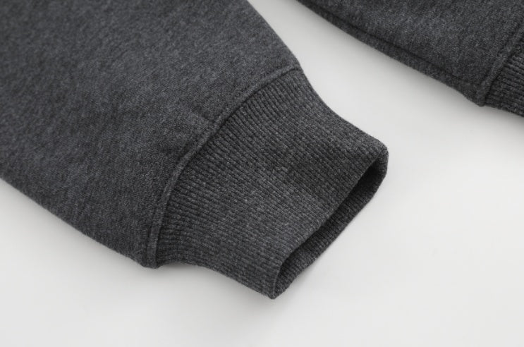 Fleece Hooded Sweatshirt With Rope