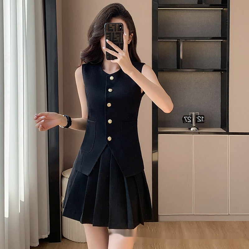 Light Luxury Senior Women's Outer Wear Vest Suit