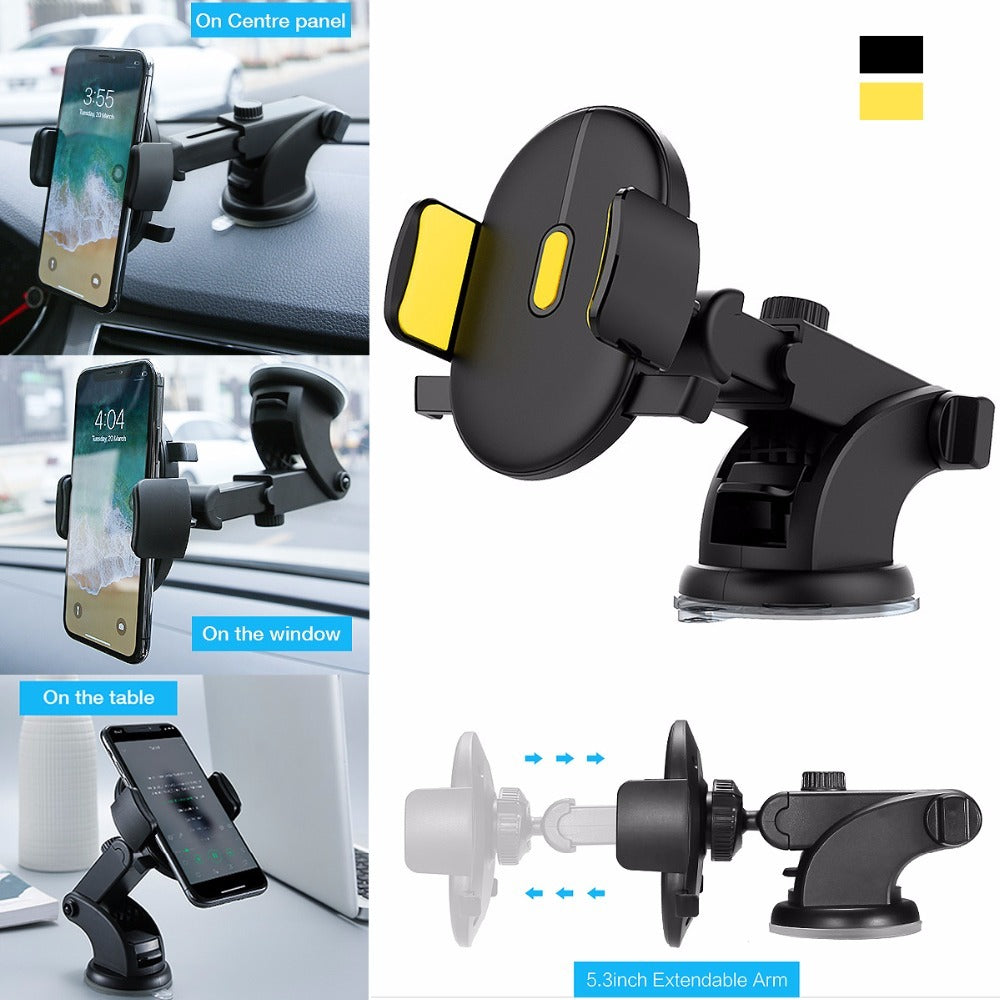 Car Phone Holder Long Rod Telescopic