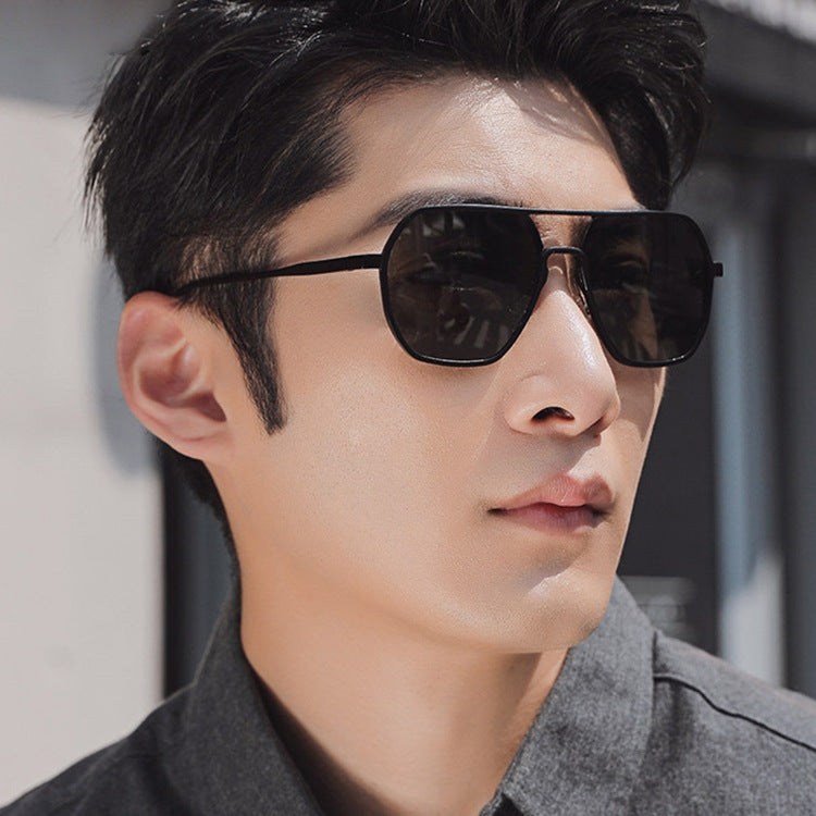 Men's Double Beam Sunglasses UV Protection