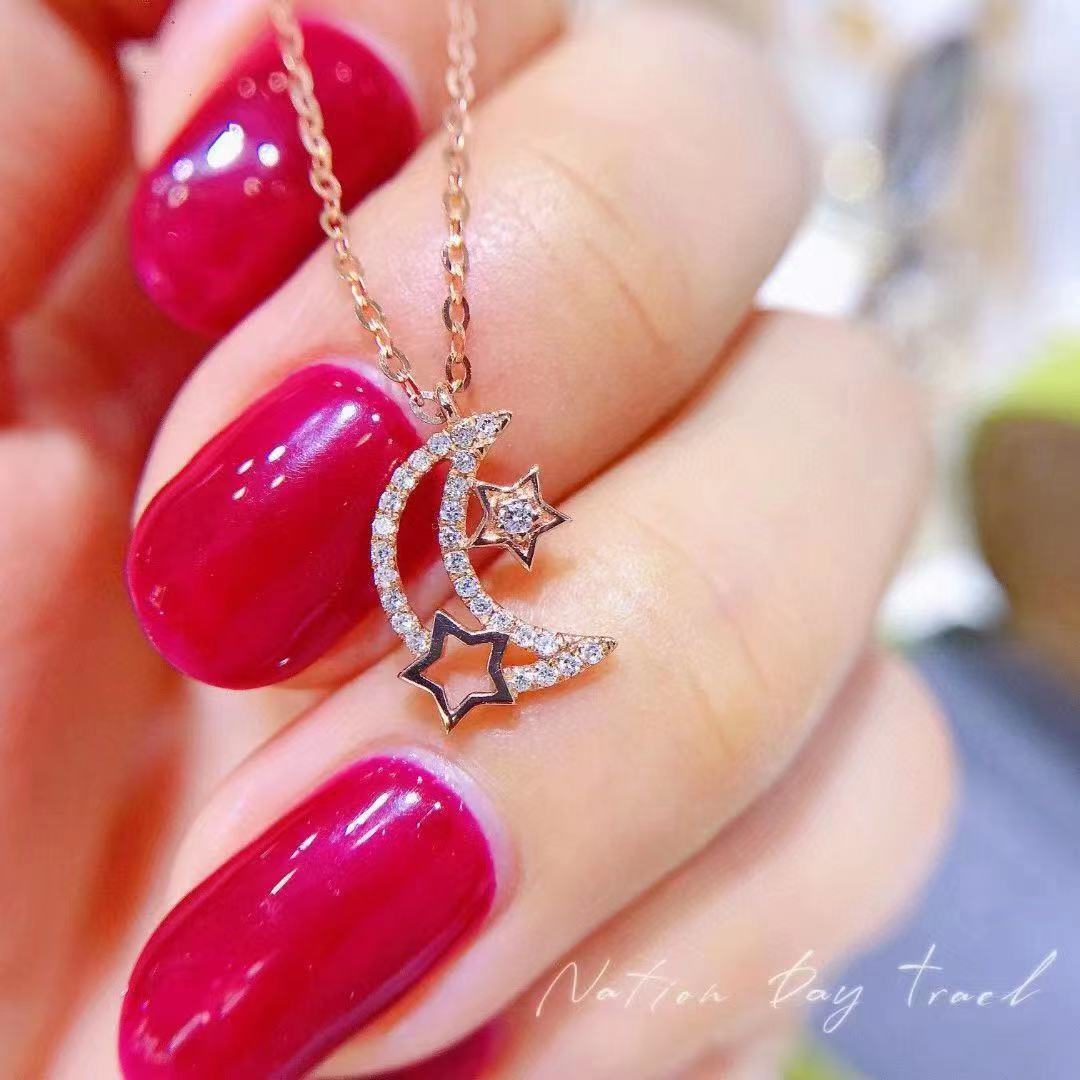 Xingyue Necklace Women Fashion Personality Simple Light Luxury Diamonds