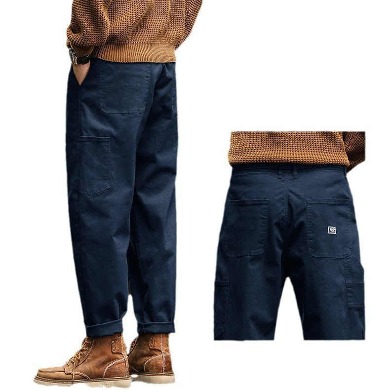 Trendy Men's Clothing Retro Overalls Fashion Brand