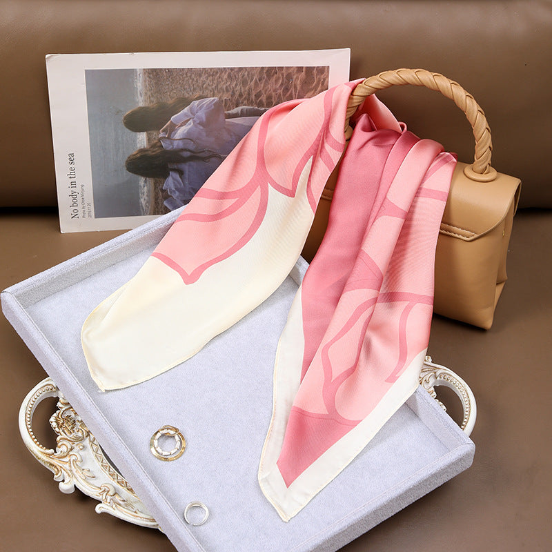 High-grade Korean Style Fashion Business Vintage Printed Scarf For Women
