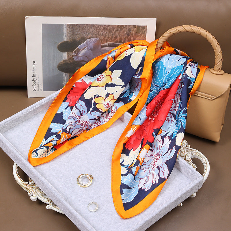 High-grade Korean Style Fashion Business Vintage Printed Scarf For Women