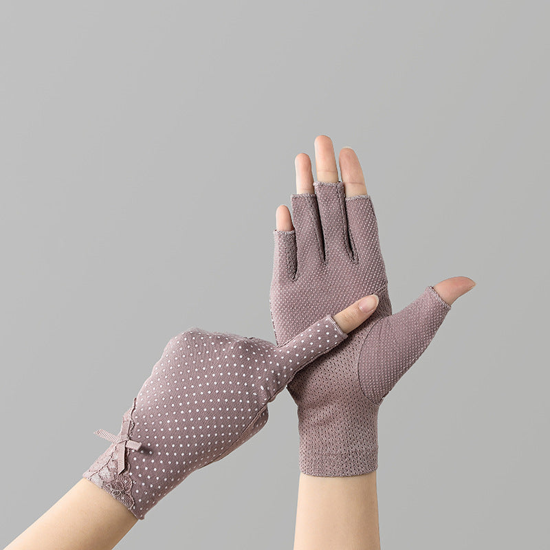 Cycling And Driving Anti-slip Touch Screen UV Protection Sun Protection Gloves