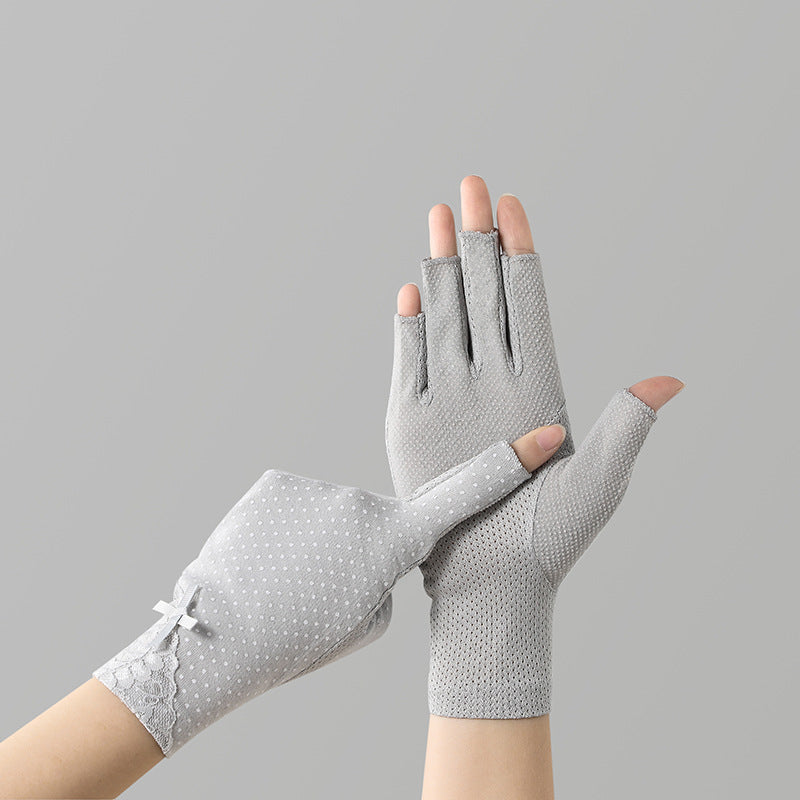 Cycling And Driving Anti-slip Touch Screen UV Protection Sun Protection Gloves