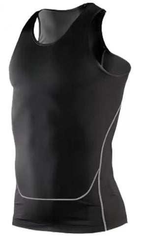 Fitness Short Sleeved Sports Tight Vest