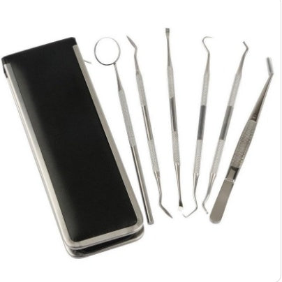 Stainless steel dentist tool set dental mirror