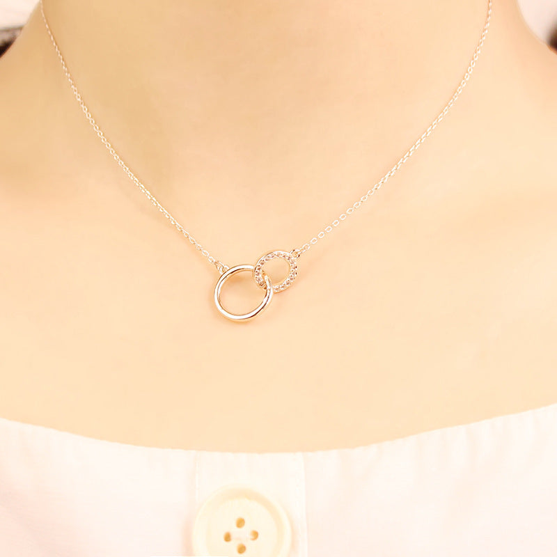 Long Four-leaf Clover Necklace Women Light Luxury Simple