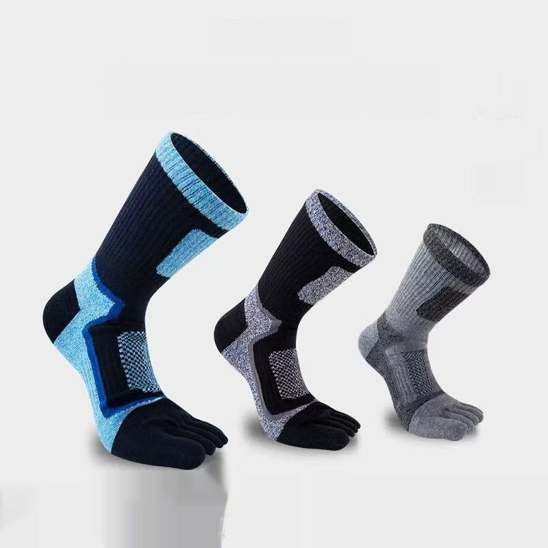 Men's Long Sports Sweat-absorbent Cotton Socks
