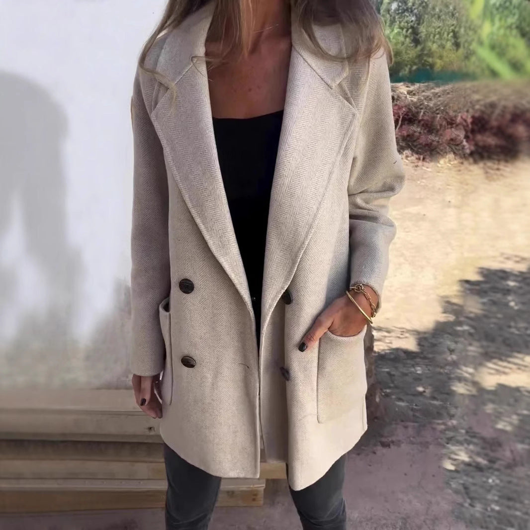 Street Hipster Padded Woolen Coat