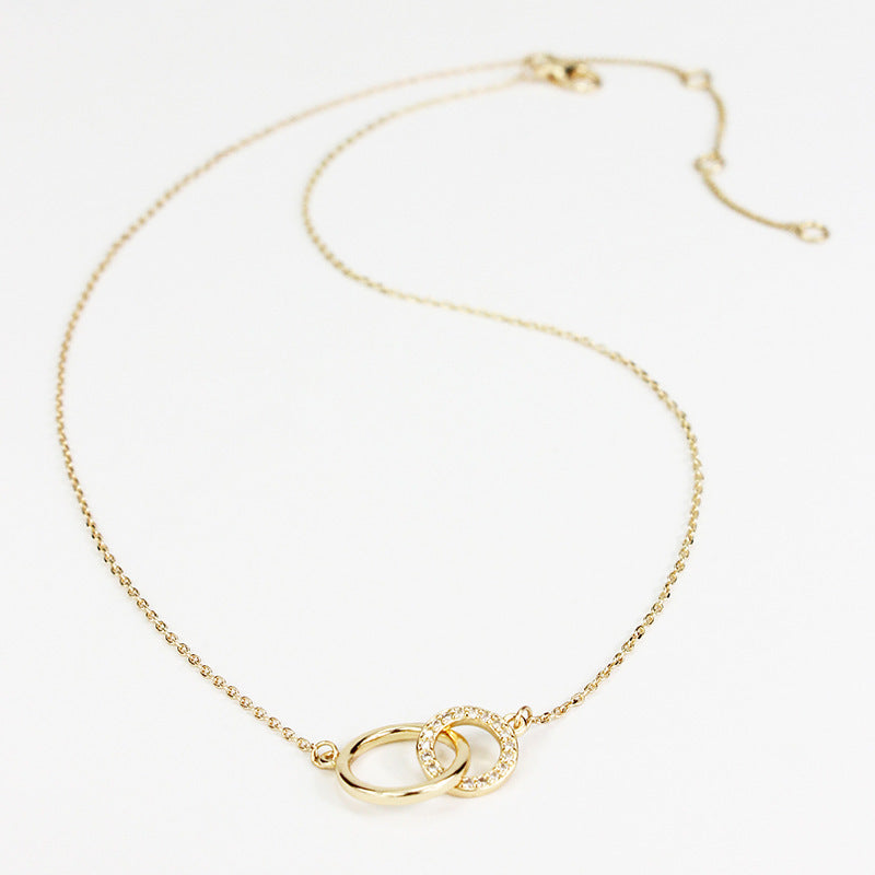 Long Four-leaf Clover Necklace Women Light Luxury Simple
