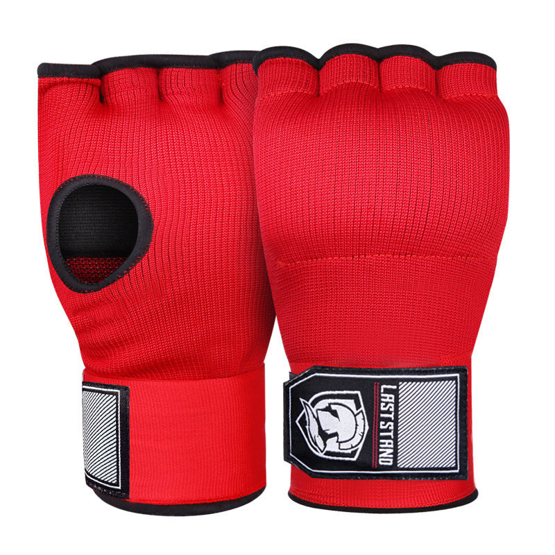 Gel Gloves Half Finger Boxing Gloves Lazy Quick Boxing Bandage Hand Guard Cloth