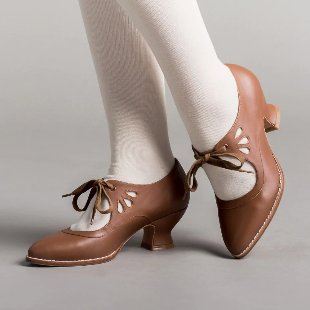 Hollow Out High Heel Lace-up Casual Shoes Plus Size Woman High-heeled Shoes