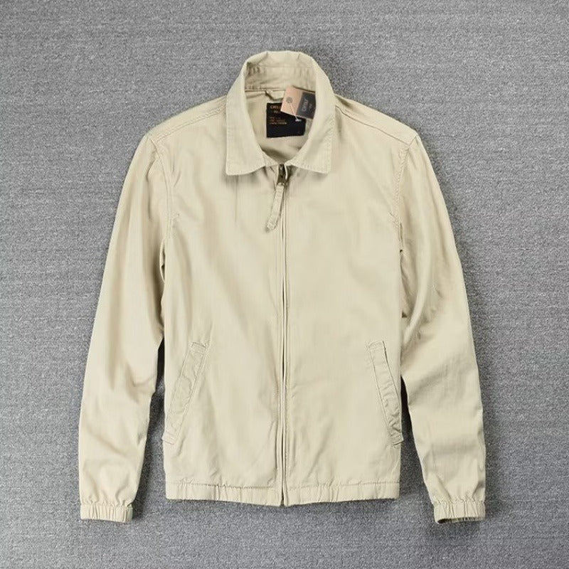 Simple Jacket Men's Leisure Washed-out Distressed