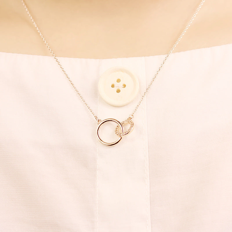 Long Four-leaf Clover Necklace Women Light Luxury Simple