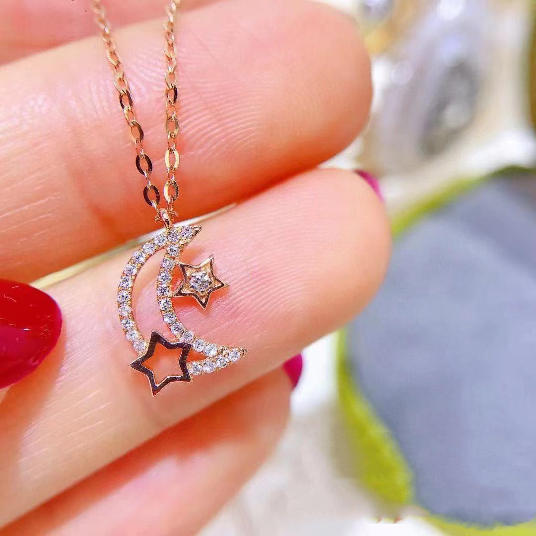 Xingyue Necklace Women Fashion Personality Simple Light Luxury Diamonds