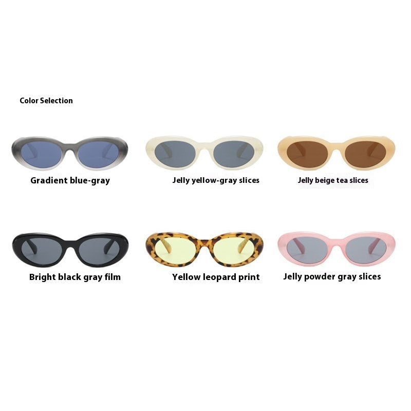 Vintage Small Round Frame High-grade Simple Fashion Sunglasses