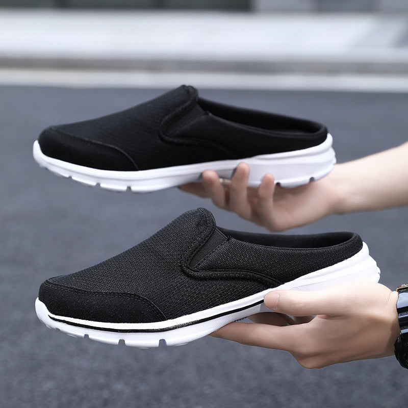 Summer Trend Half Drag Casual Shoes Ultra Light Sports Shoes Men
