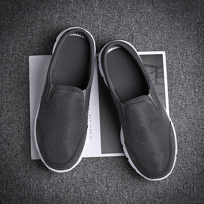 Summer Trend Half Drag Casual Shoes Ultra Light Sports Shoes Men