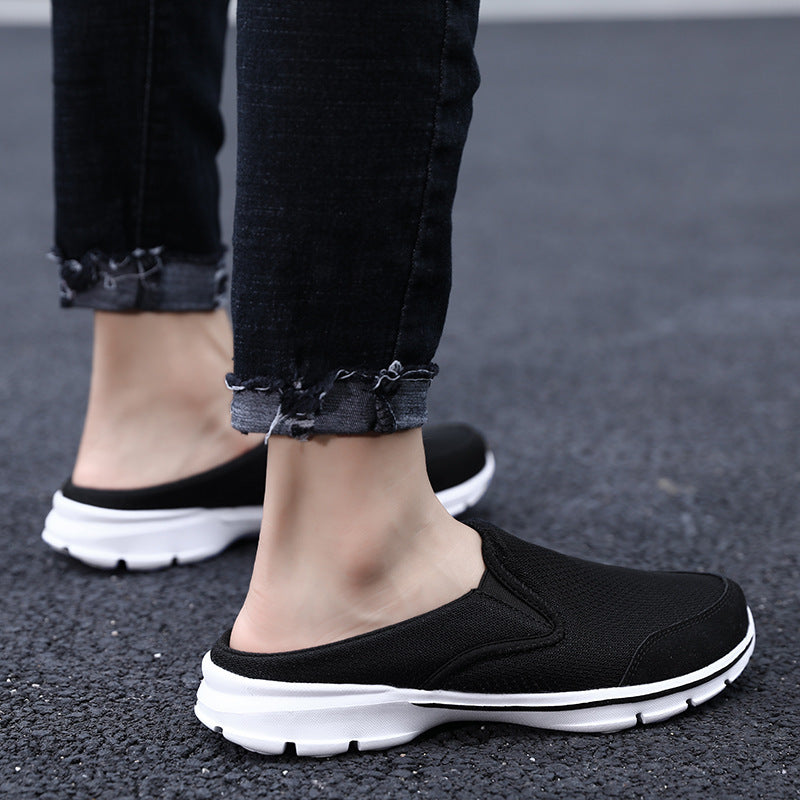 Summer Trend Half Drag Casual Shoes Ultra Light Sports Shoes Men