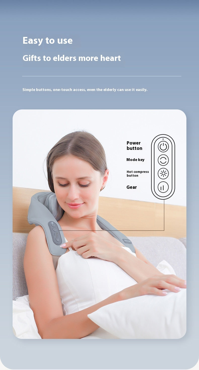 Neck Massager Back Waist Massage Instrument Multifunctional
