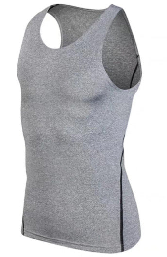 Fitness Short Sleeved Sports Tight Vest