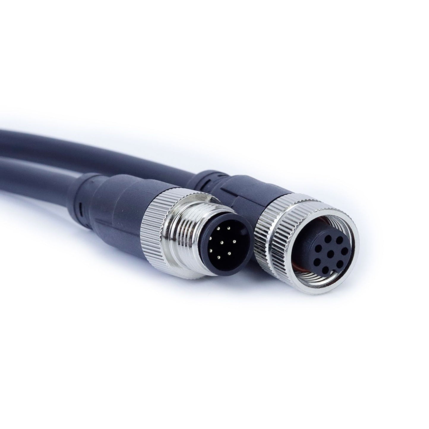 M12 Aviation Waterproof Connecting Wire 458 Core With Wire Automation Equipment Plug Of Connecting Wire Sensor Connector