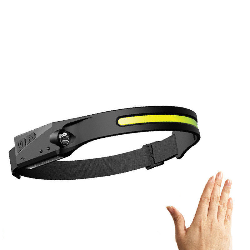 COB LED Headlamp Flashlight