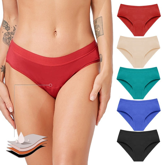 European And American Plus Size Sexy Multi-Color Four-layer Physiological Underwear